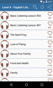 اسکرین شات 5 برنامه Listen English Daily Practice