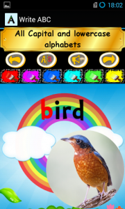 اسکرین شات برنامه Write ABC - Learn Alphabets Games for Kids 7