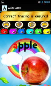 اسکرین شات برنامه Write ABC - Learn Alphabets Games for Kids 4