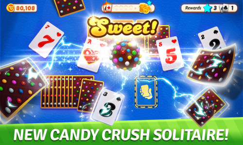 اسکرین شات 1 بازی Candy Crush Solitaire