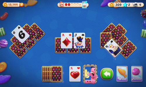 اسکرین شات بازی Candy Crush Solitaire 5