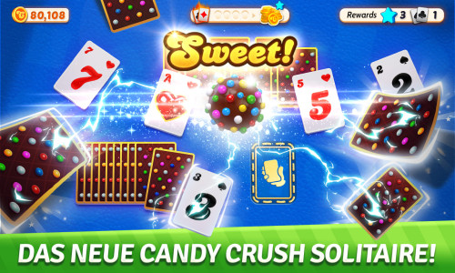 اسکرین شات 1 بازی Candy Crush Solitaire