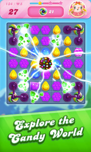 اسکرین شات بازی Candy Crush Saga 1