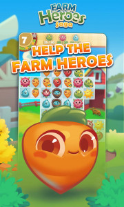 اسکرین شات بازی Farm Heroes Saga 1