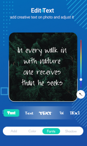 اسکرین شات برنامه TextOnPic : Create Photos With Text 2