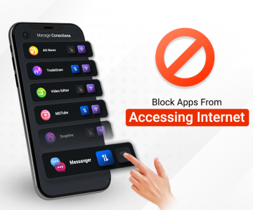 اسکرین شات 1 برنامه App Internet Manage: WiFi/Data