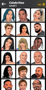 اسکرین شات بازی Quiz: Guess the Celeb 2021, Celebrities Game 1