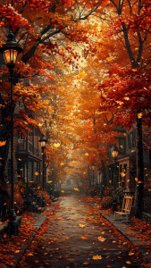 اسکرین شات 2 برنامه Autumn Wallpaper HD