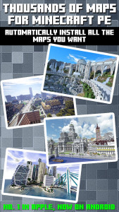 اسکرین شات برنامه Maps for Minecraft PE 1