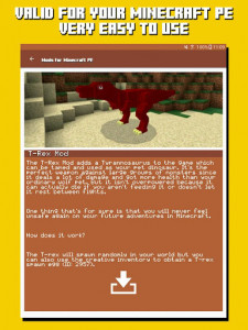 اسکرین شات برنامه Mods for Minecraft PE 4