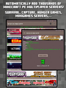 اسکرین شات برنامه Servers for Minecraft PE 3