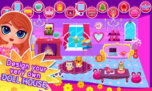 اسکرین شات بازی My Own Family Doll House Game 1