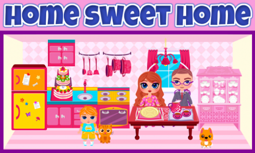 اسکرین شات بازی My Own Family Doll House Game 3