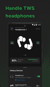 اسکرین شات برنامه HeadSet Battery 3