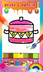 اسکرین شات برنامه Kitchen Tools Coloring Book 6