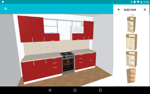 اسکرین شات برنامه My Kitchen: 3D Planner 5