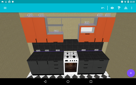اسکرین شات 4 برنامه My Kitchen: 3D Planner