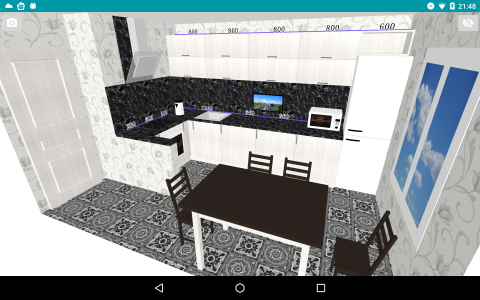 اسکرین شات برنامه My Kitchen: 3D Planner 6