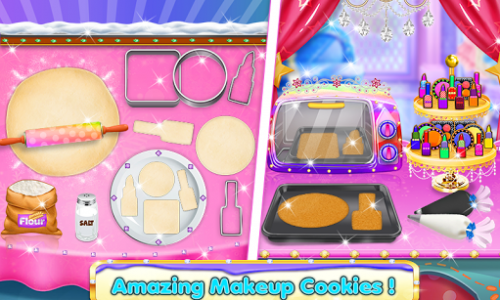 اسکرین شات بازی Cosmetic Box Cake and Cookie Maker Girls cooking 5
