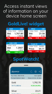 اسکرین شات برنامه Gold Live! Gold Price, Silver 8