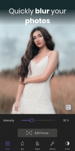 اسکرین شات 1 برنامه Blur Photo Editor & Auto Blur