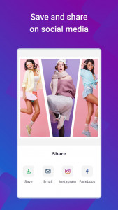 اسکرین شات 1 برنامه Photo collage maker & editor