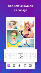 اسکرین شات 2 برنامه Photo collage maker & editor