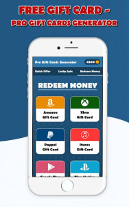 اسکرین شات برنامه Free Gift Card - Pro Gift Cards Generator 5