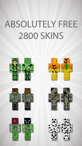اسکرین شات 1 برنامه Camouflage Skins for Minecraft