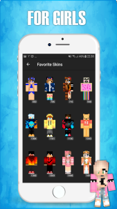 اسکرین شات 2 برنامه Skins for Minecraft PE