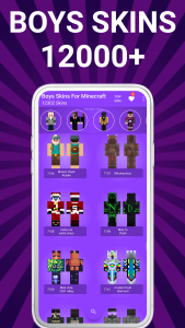 اسکرین شات برنامه Boys Skins For Minecraft PE 1