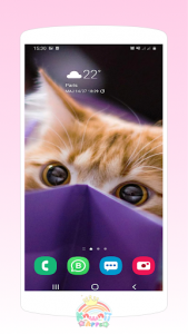 اسکرین شات برنامه Kawaii Cats Wallpapers - Cute Backgrounds 8