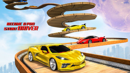 اسکرین شات برنامه Car Stunts Games: 3D Mega Ramp 4