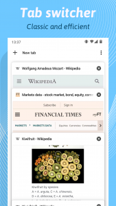 اسکرین شات برنامه Kiwi Browser - Fast & Quiet 2