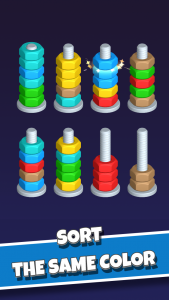 اسکرین شات 1 بازی Nut Sort-Color Puzzle Game