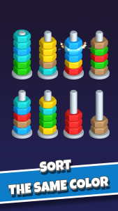 اسکرین شات بازی Nut Sort-Color Puzzle Game 1