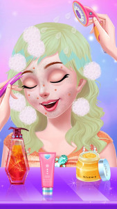 اسکرین شات 2 بازی Makeup Girl: Celebrity Party