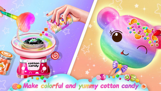 اسکرین شات 1 بازی Cotton Candy Shop Cooking Game