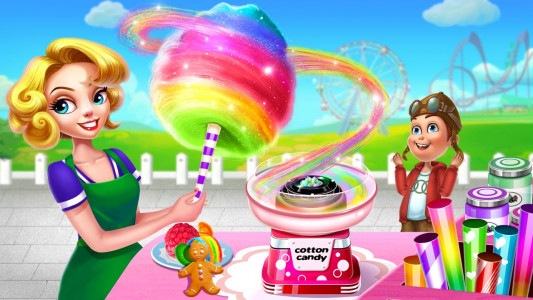 اسکرین شات 5 بازی Cotton Candy Shop Cooking Game