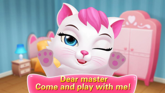 اسکرین شات 6 بازی Cute Kitten - 3D Virtual Pet