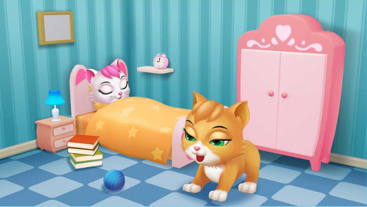 اسکرین شات 5 بازی Cute Kitten - 3D Virtual Pet