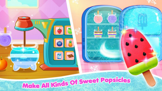اسکرین شات 1 بازی Dessert Cooking:ice candy make