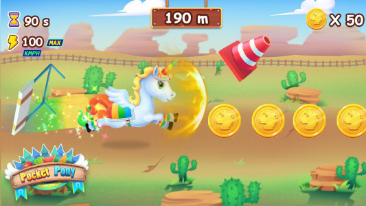 اسکرین شات بازی Pocket Pony - Horse Run 1