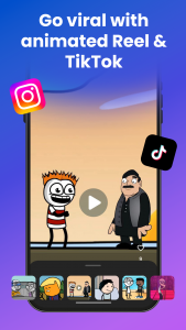 اسکرین شات برنامه TweenCraft Cartoon Video Maker 2