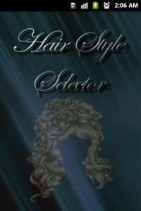 اسکرین شات برنامه Hair Style Selector Lite 1