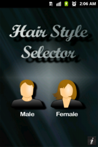 اسکرین شات برنامه Hair Style Selector Lite 2