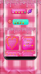 اسکرین شات برنامه Sweet Candy  Emoji Keyboard for Android O 7