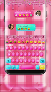 اسکرین شات برنامه Sweet Candy  Emoji Keyboard for Android O 1