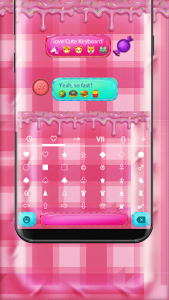 اسکرین شات برنامه Sweet Candy  Emoji Keyboard for Android O 6
