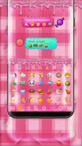 اسکرین شات برنامه Sweet Candy  Emoji Keyboard for Android O 2